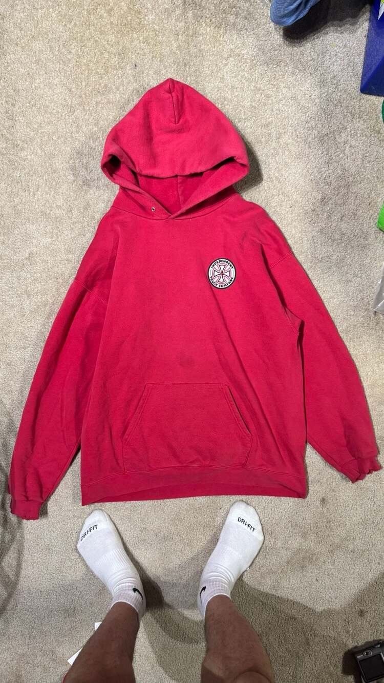 Independent Truck Company Classic Red Pullover Hoodie